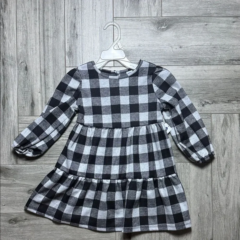 Old Navy Kids Plaid Dress Set of Two Size 3T